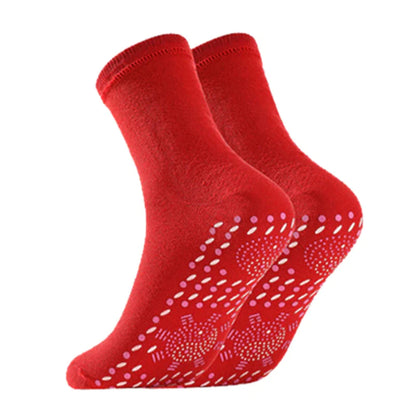 Winter Self-Heating Health Care Socks Women Ski Sports Self Heated Massage Man Short Sock Magnetic Therapy Comfortable Warm Sox