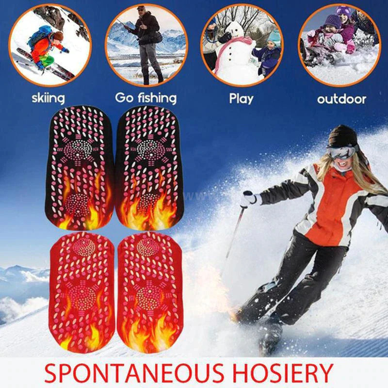 Winter Self-Heating Health Care Socks Women Ski Sports Self Heated Massage Man Short Sock Magnetic Therapy Comfortable Warm Sox