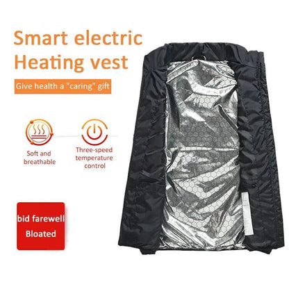 Heated Vest 9 Heating Zones with 10000Mah Battery Pack Electric Heating Vest US