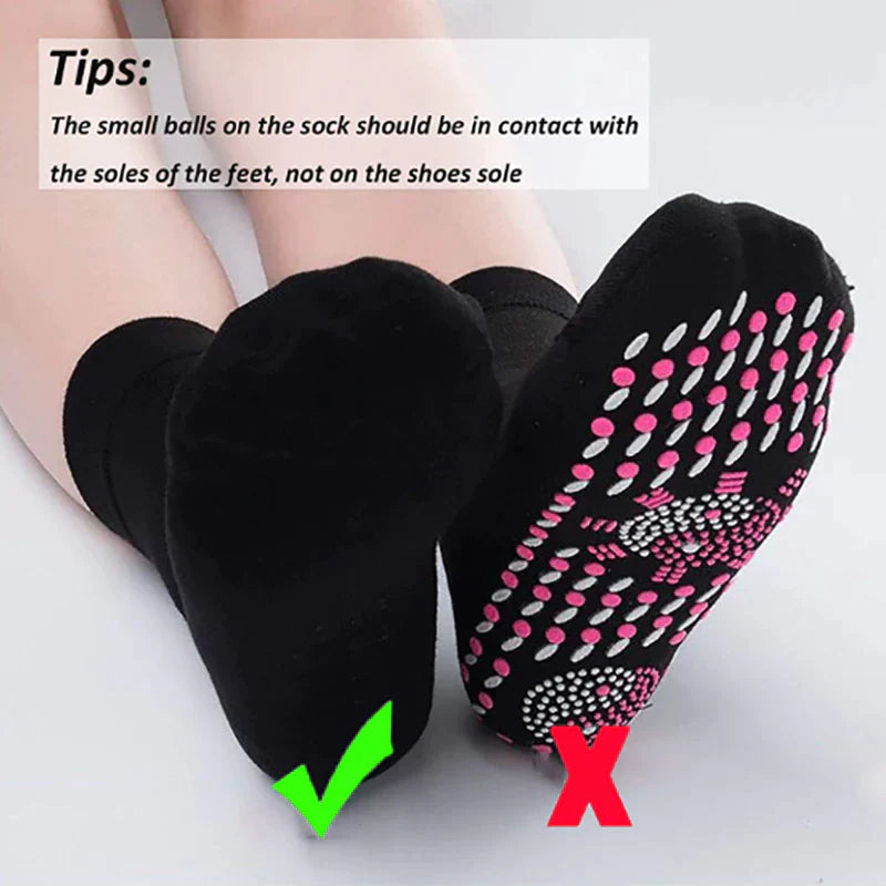 Winter Self-Heating Health Care Socks Women Ski Sports Self Heated Massage Man Short Sock Magnetic Therapy Comfortable Warm Sox